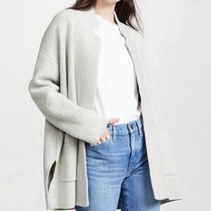 Madewell Spencer Gray Sweater Coat